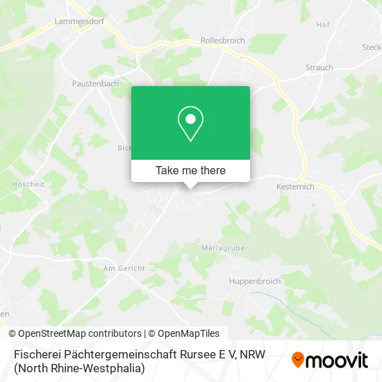 Карта Fischerei Pächtergemeinschaft Rursee E V