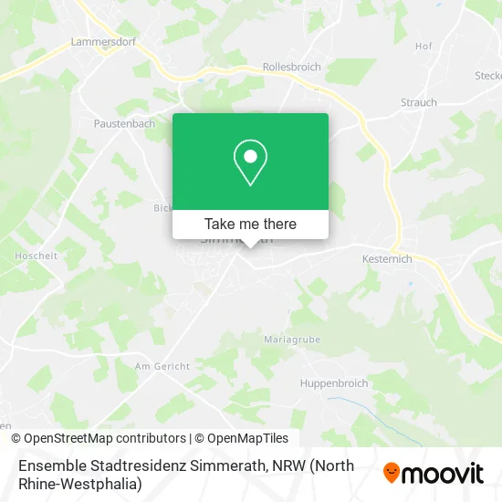 Карта Ensemble Stadtresidenz Simmerath