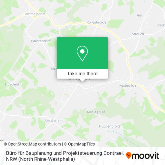 Büro für Bauplanung und Projektsteuerung Contrael map