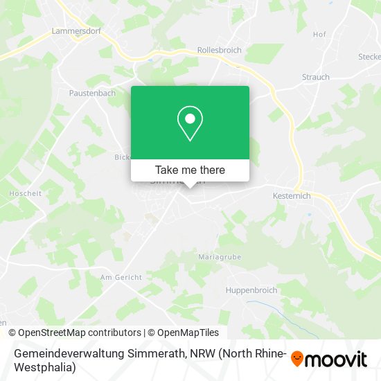Gemeindeverwaltung Simmerath map