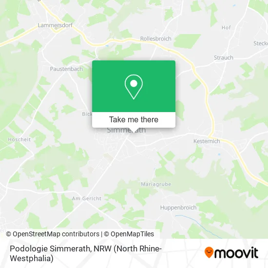 Карта Podologie Simmerath