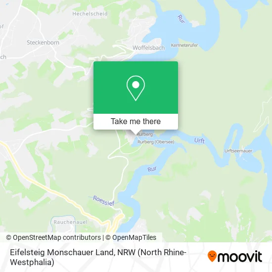 Карта Eifelsteig Monschauer Land