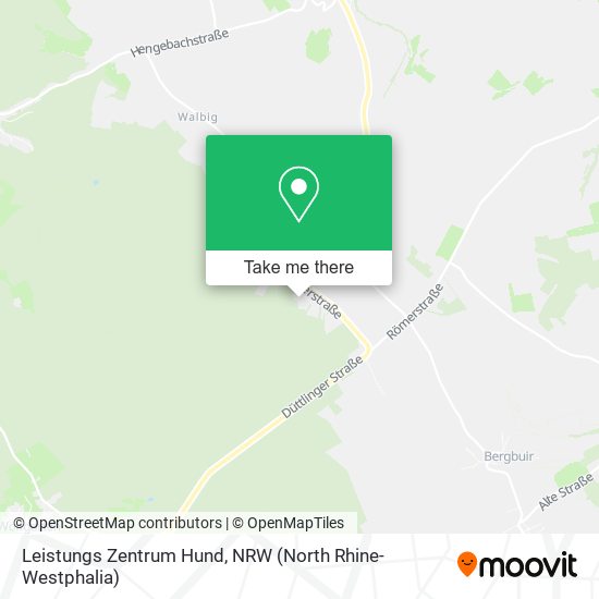 Leistungs Zentrum Hund map