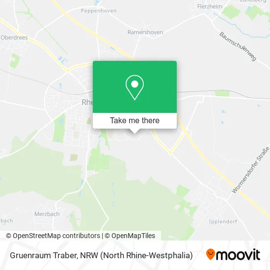 Карта Gruenraum Traber
