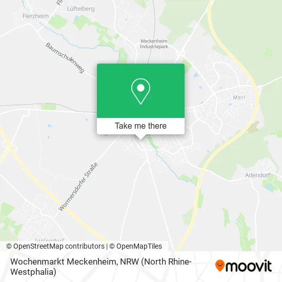 Карта Wochenmarkt Meckenheim