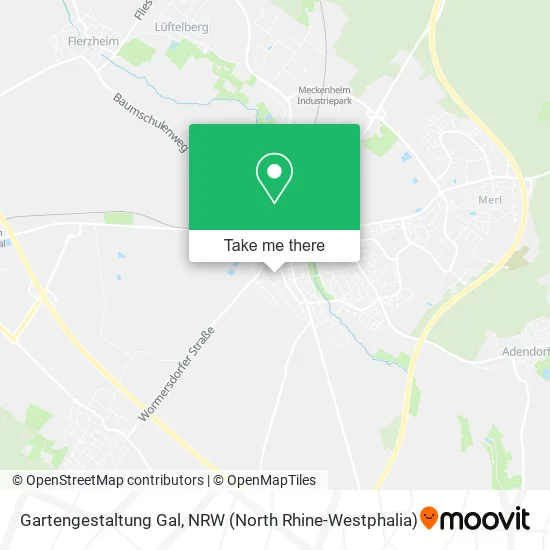 Карта Gartengestaltung Gal