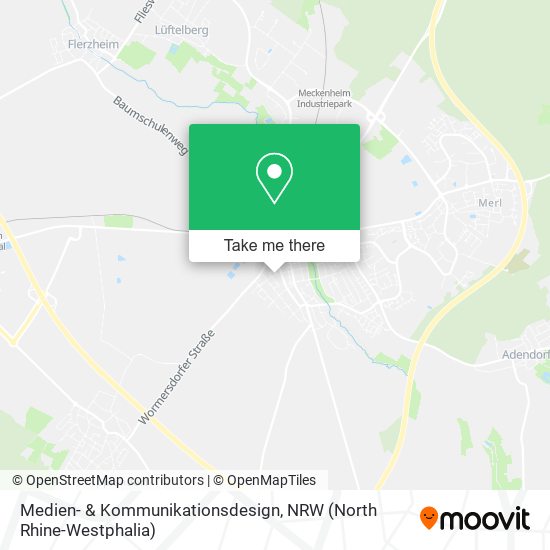 Medien- & Kommunikationsdesign map