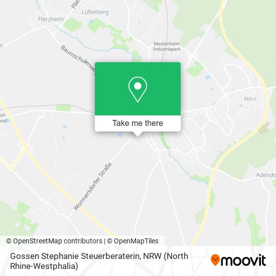 Gossen Stephanie Steuerberaterin map