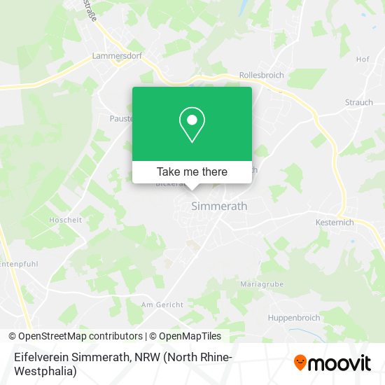 Eifelverein Simmerath map