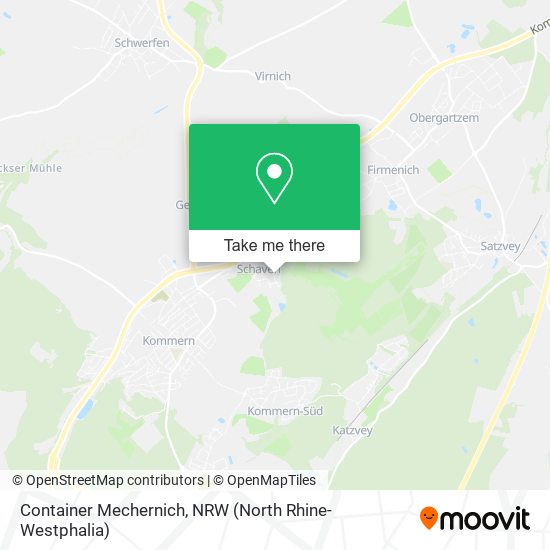 Container Mechernich map
