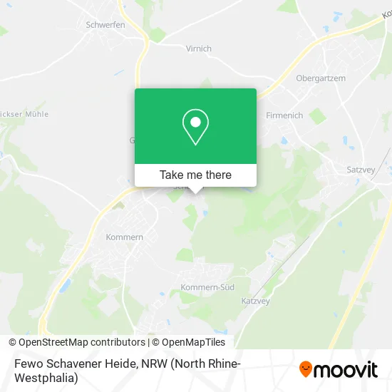 Карта Fewo Schavener Heide