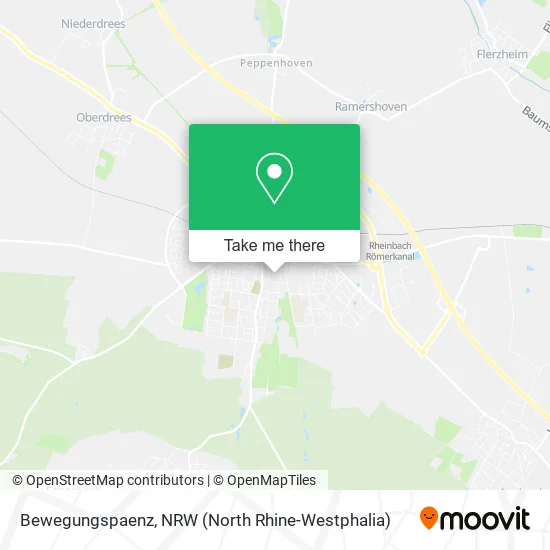 Карта Bewegungspaenz