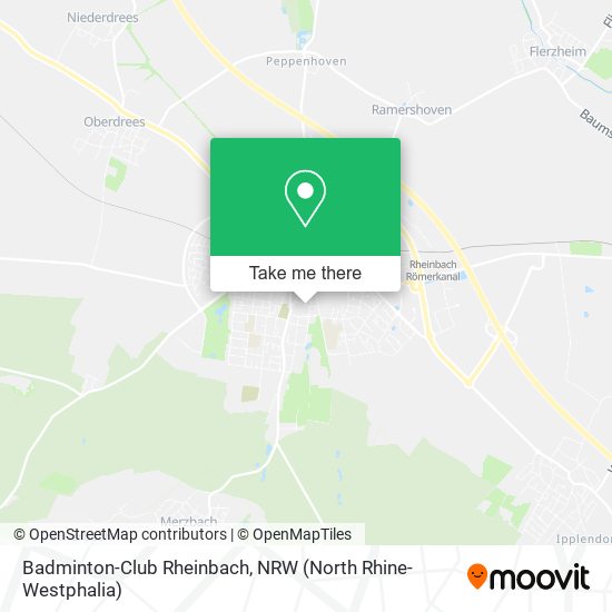 Badminton-Club Rheinbach map