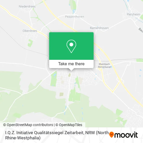 Карта I.Q.Z. Initiative Qualitätssiegel Zeitarbeit