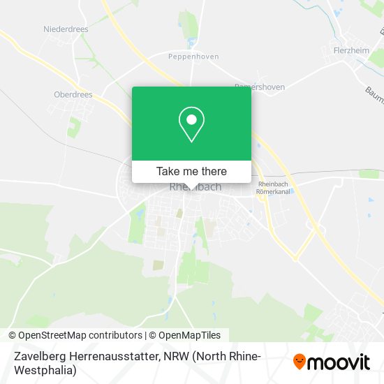Zavelberg Herrenausstatter map