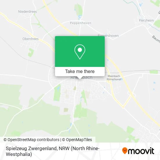 Карта Spielzeug Zwergenland