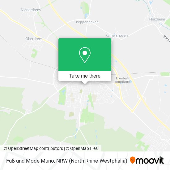 Fuß und Mode Muno map