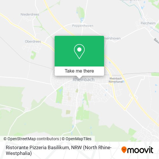 Ristorante Pizzeria Basilikum map