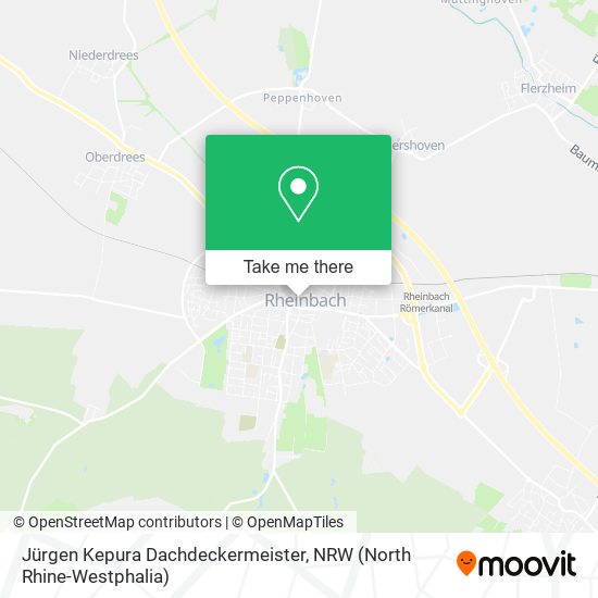 Jürgen Kepura Dachdeckermeister map