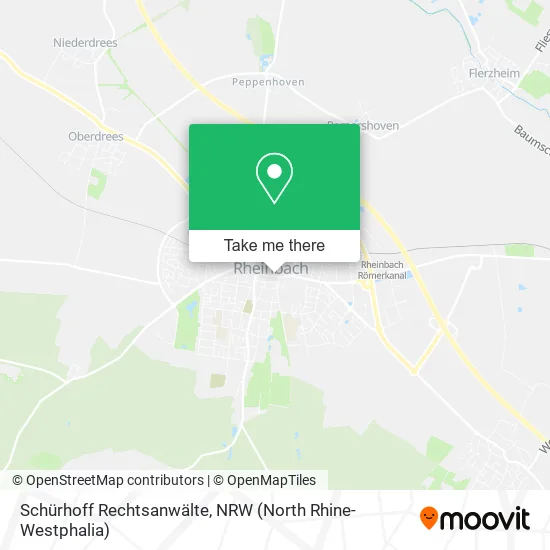 Карта Schürhoff Rechtsanwälte