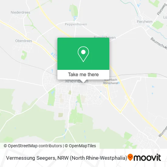 Карта Vermessung Seegers