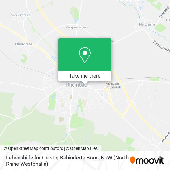 Lebenshilfe für Geistig Behinderte Bonn map