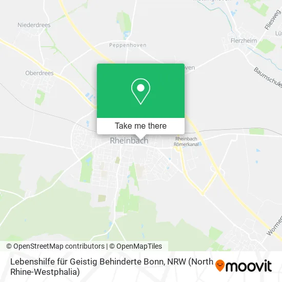 Карта Lebenshilfe für Geistig Behinderte Bonn
