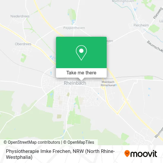 Physiotherapie Imke Frechen map