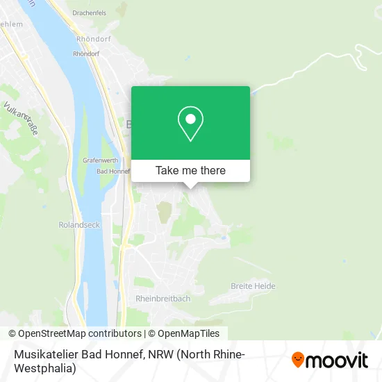 Карта Musikatelier Bad Honnef