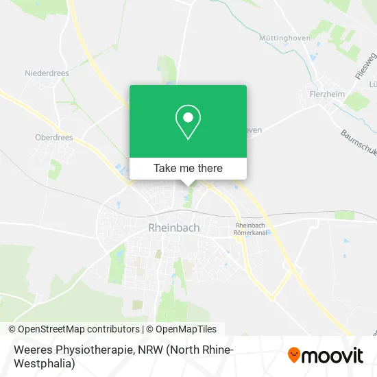 Карта Weeres Physiotherapie