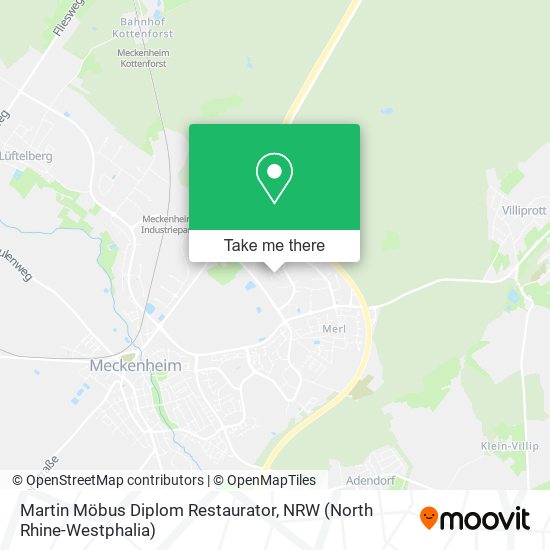 Martin Möbus Diplom Restaurator map