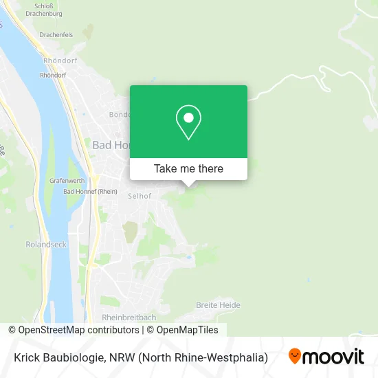 Krick Baubiologie map