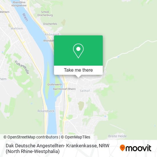 Dak Deutsche Angestellten- Krankenkasse map