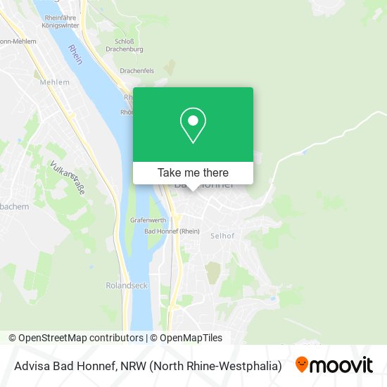 Advisa Bad Honnef map