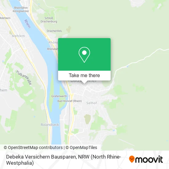 Карта Debeka Versichern Bausparen