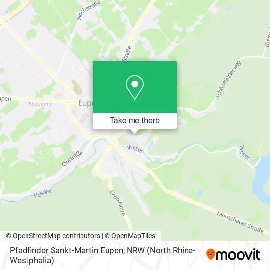 Карта Pfadfinder Sankt-Martin Eupen