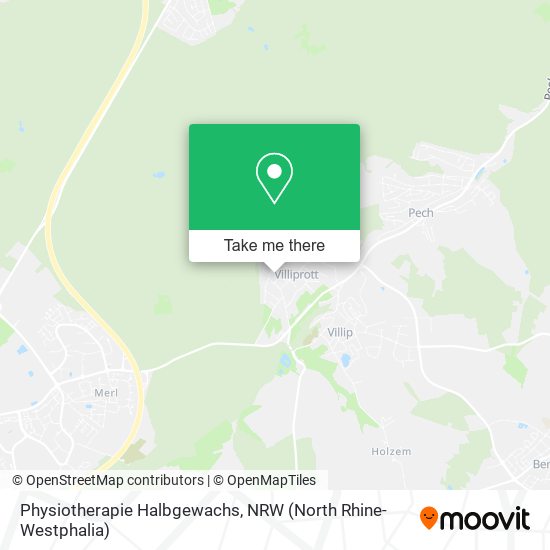 Physiotherapie Halbgewachs map