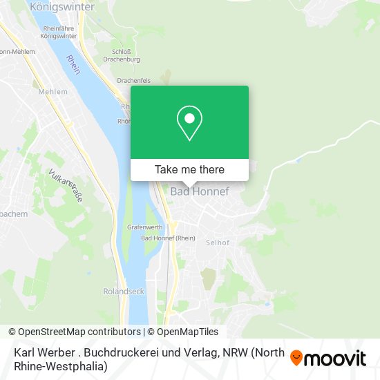 Karl Werber . Buchdruckerei und Verlag map