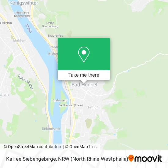 Карта Kaffee Siebengebirge