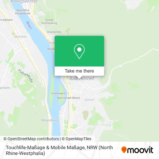 Карта Touchlife-Maßage & Mobile Maßage