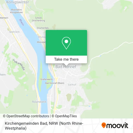 Kirchengemeinden Bad map