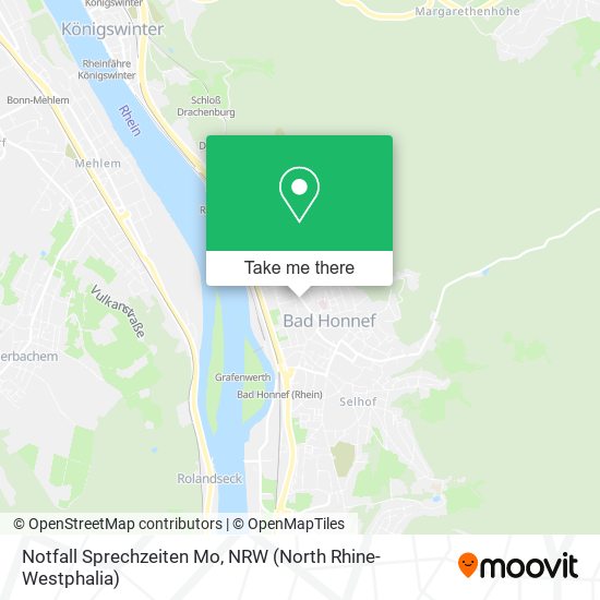 Notfall Sprechzeiten Mo map