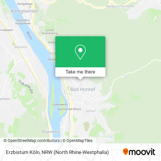 Карта Erzbistum Köln