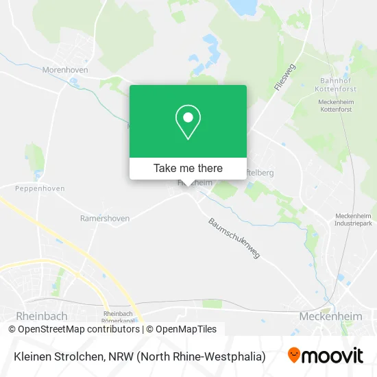 Kleinen Strolchen map