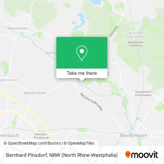 Bernhard Pinsdorf map