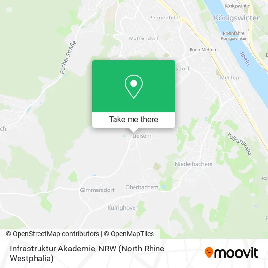 Карта Infrastruktur Akademie