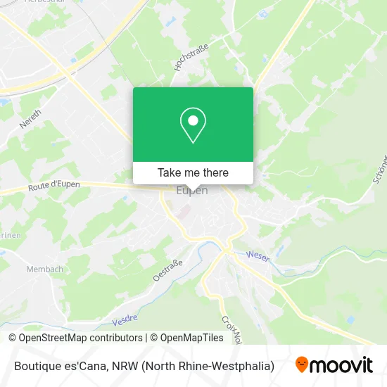 Boutique es'Cana map