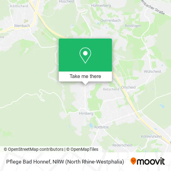 Pflege Bad Honnef map