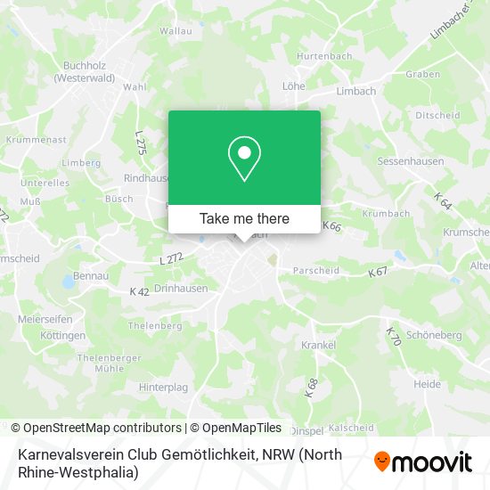 Karnevalsverein Club Gemötlichkeit map