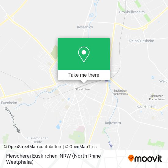 Fleischerei Euskirchen map